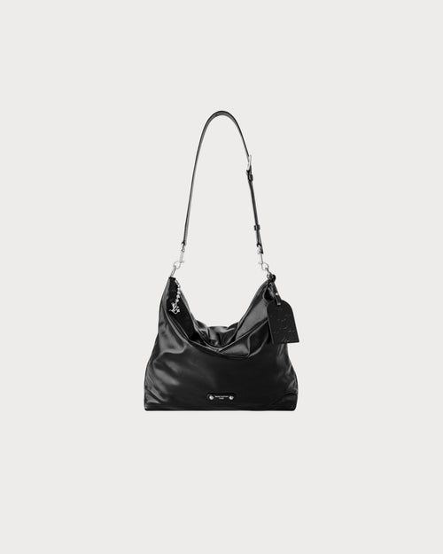LOUIS VUITTON M13986 Vagabond Hobo Bag Leather(Black)