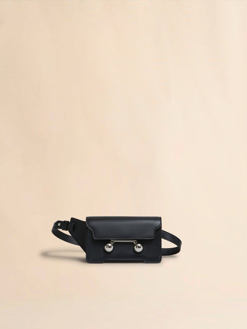 MARNI Black Leather Trunkaroo Crossbody Bag | 瑪尼 手袋 (黑色) - LondonKelly 英國名牌代購