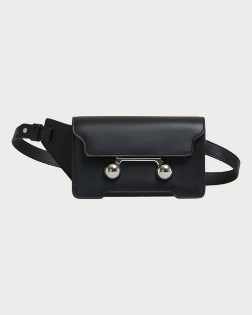 MARNI Black Leather Trunkaroo Crossbody Bag(Black) - LONDONKELLY 英国名牌代购