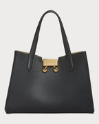 MARNI Black Leather Trunkaroo Tote Handbag(Black) - LONDONKELLY 英国名牌代购