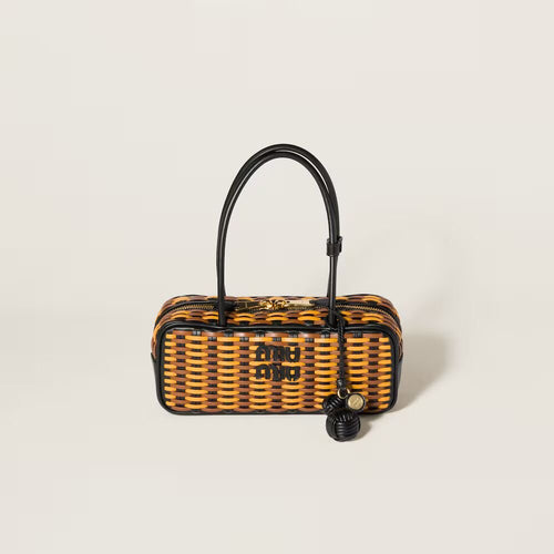 MIU MIU Beau Leather Bag | 缪缪 草编袋 (多色) - LondonKelly 英国名牌代购