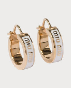 MIU MIU Enameled metal earrings | 繆繆 耳環 (多色) - LONDONKELLY 英國名牌代購