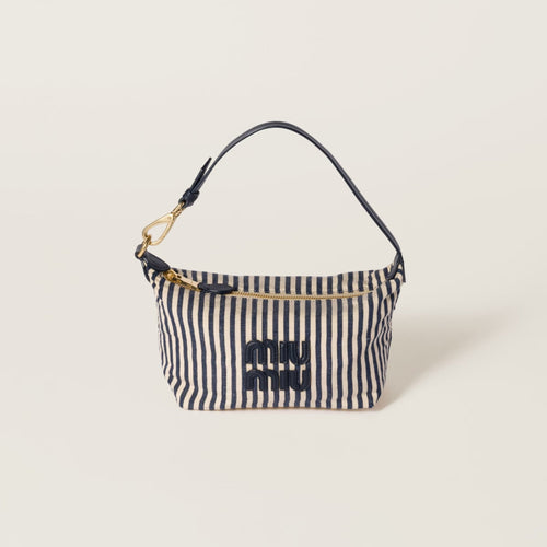 MIU MIU Jacquard Fabric Pouch with Logo | 繆繆 手袋 (多色) - LondonKelly 英國名牌代購