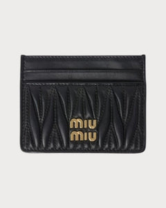 MIU MIU Matelasse Nappa Leather Card Holder | 繆繆 卡套 (多色) - LONDONKELLY 英國名牌代購