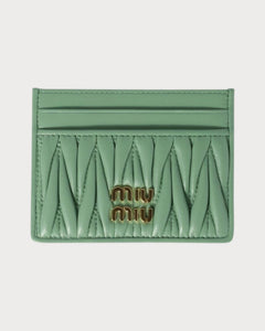 MIU MIU Matelasse Nappa Leather Card Holder | 繆繆 卡套 (多色) - LONDONKELLY 英國名牌代購