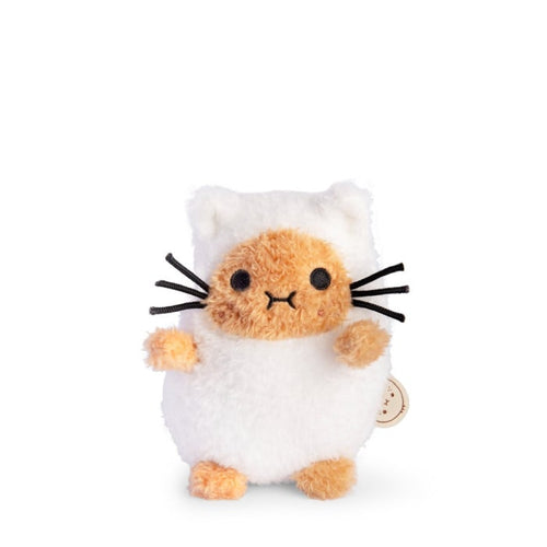 NOODOLL White Kitty Ricespud Mini Sitting Plush Toy | 白色小貓米薯迷你坐姿絨毛玩偶 (白色) - LondonKelly 英國名牌代購