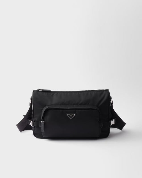 PRADA 2VH991 Men's Large Re - Nylon and Saffiano Leather Shoulder Bag | 普拉達 男仕手袋 (黑色) - LondonKelly 英國名牌代購