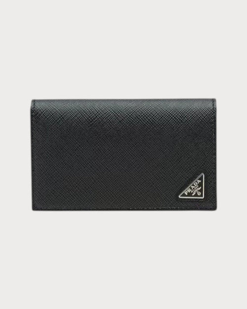 PRADA Men's 2MC122 Saffiano Leather Card Holder | 普拉達 男仕卡套 (黑色) - LONDONKELLY 英國名牌代購
