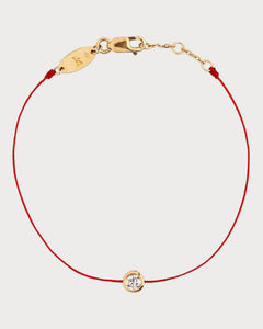 REDLINE Yellow Gold So Pure Bracelet | 红绳 手链 (0.2CT/多色) - LONDONKELLY 英国名牌代购