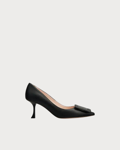 ROGER VIVIER Viv’ In The City Pumps in Leather | RV 皮革高跟鞋 (多色) - LondonKelly 英国名牌代购