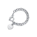 TIFFANY & CO. Return to Tiffany Heart Tag Toggle Bracelet in Silver | 蒂芙尼 手鏈 (銀色) - LONDONKELLY 英國名牌代購