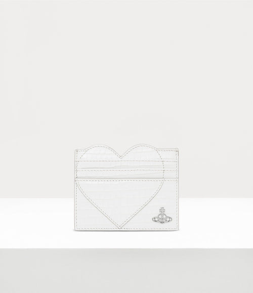VIVIENNE WESTWOOD Heart Card Holder | 西太后 心形卡套 (白色) - LondonKelly 英國名牌代購