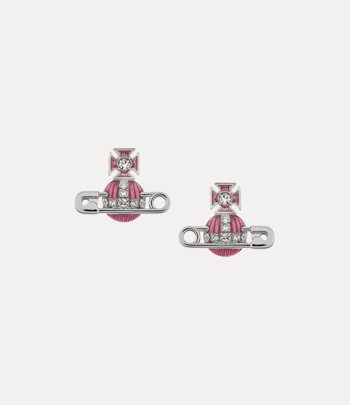 VIVIENNE WESTWOOD Kitty Earrings | 西太后 耳環 (粉紅色) - LondonKelly 英國名牌代購