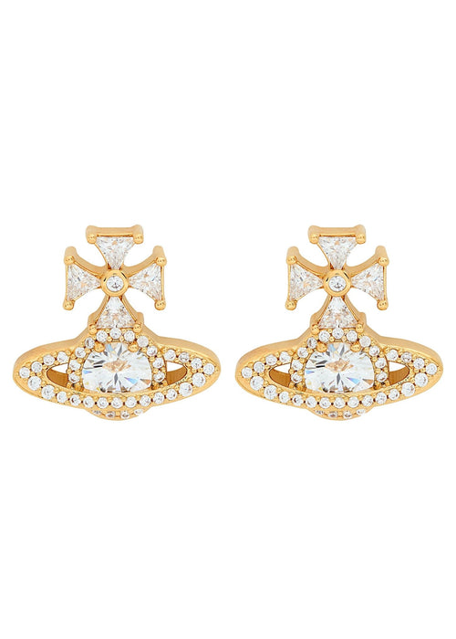 VIVIENNE WESTWOOD Mila Orb Pave Stud Earrings | 西太后 耳環 (多色) - LondonKelly 英國名牌代購