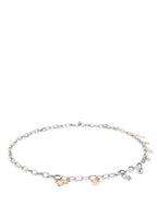 VIVIENNE WESTWOOD Multi Charm Two - Tone Chain Belt | 西太后 多吊飾雙色鏈條腰帶 (銀色) - LondonKelly 英國名牌代購