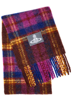 VIVIENNE WESTWOOD Plaid Alpaca - Blend Scarf | 西太后 格紋羊駝混紡頸巾 (多色) - LondonKelly 英國名牌代購