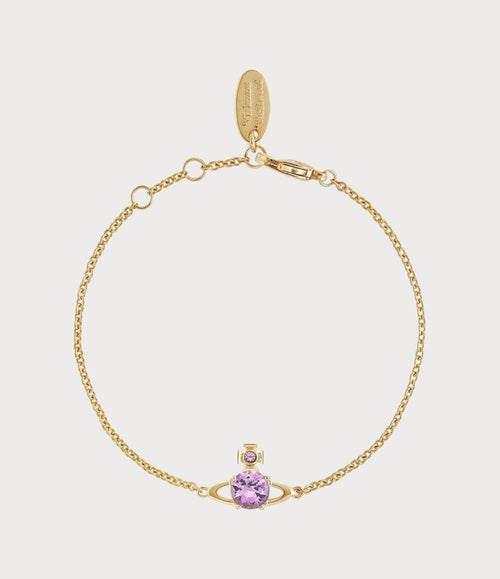 VIVIENNE WESTWOOD Reina Small Bracelet | 西太后 手链 (金色/紫色) - LONDONKELLY 英国名牌代购