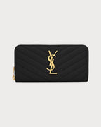YSL SAINT LAURENT Cassandre Matelasse Zip Around Long Wallet | 圣罗兰 长银包 (多色) - LONDONKELLY 英国名牌代购