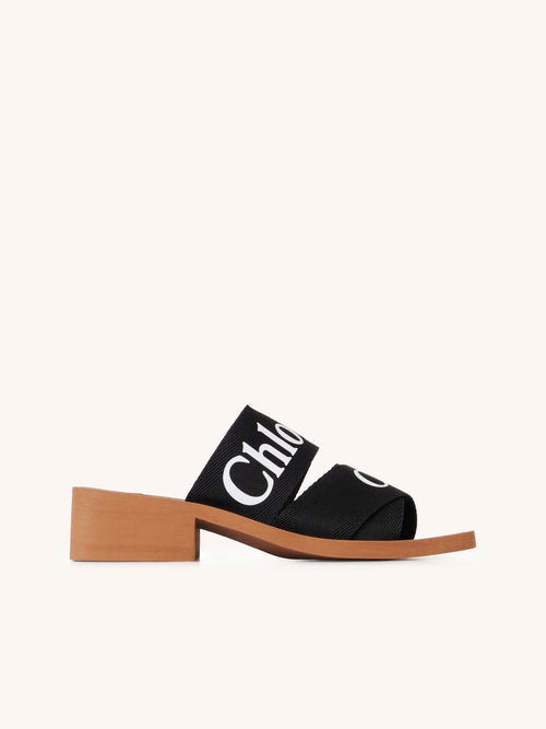 CHLOE Woody Heeled Mule | 蔻依 高跟凉鞋 (Black)