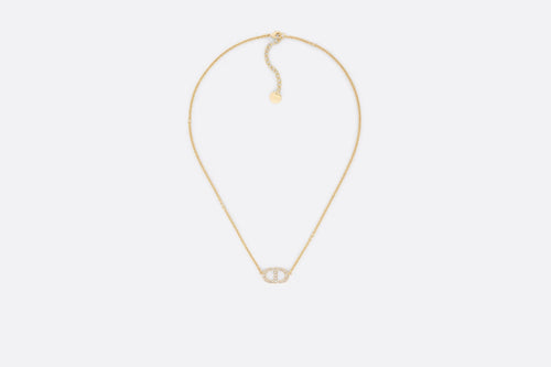 CHRISTIAN DIOR Petit CD Necklace | 迪奧 CD 頸鏈 (金色) - LONDONKELLY
