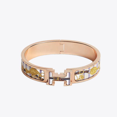 HERMES Clic H Bracelet | 爱马仕 手镯 (White)