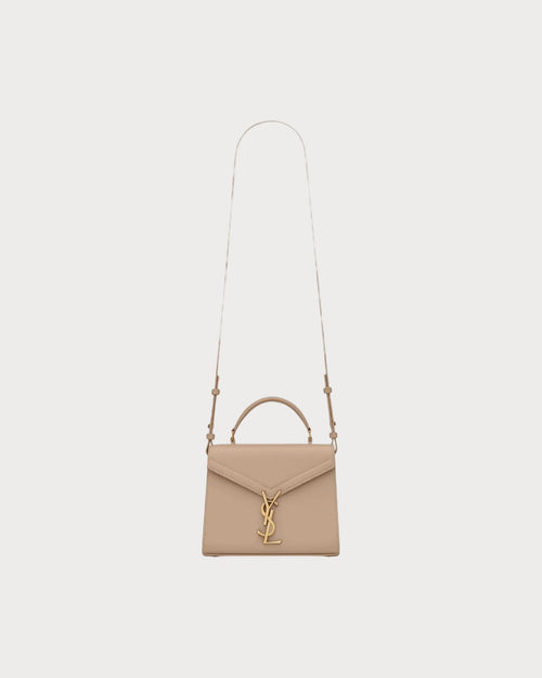 YSL Saint Laurent Cassandra Mini Top Handle Bag (Dark Beige) | 聖羅蘭 手袋