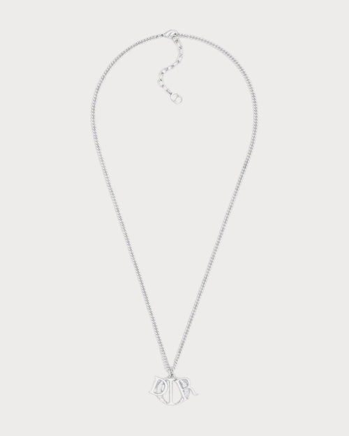 CHRISTIAN DIOR Men's Dior Charm Pendant Necklace | 迪奥男仕颈链(银色)