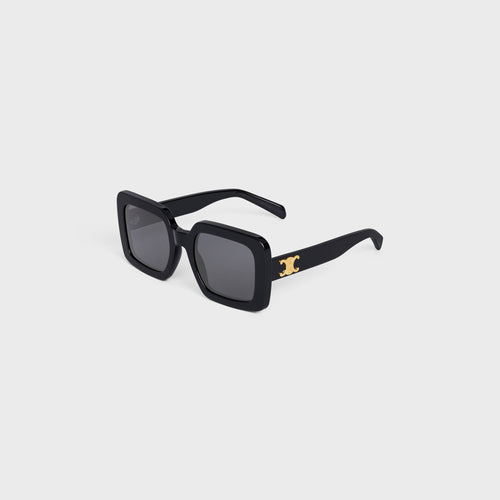 CELINE Women's Triomphe 13 Sunglasses in Acetate | Celine Sunglasses (Multicolor)
