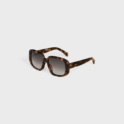 CELINE Women's Square S299 Sunglasses in Acetate | CELINE Square Sunglasses (Multi-color)