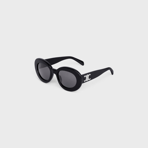 CELINE Women's Triomphe Skate 01 sunglasses in Acetate | CELINE sunglasses (multi-color)