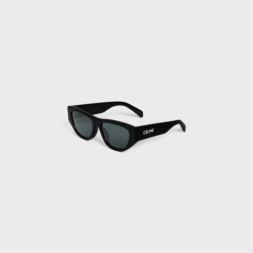 CELINE Women's Monochroms 06 Sunglasses in Acetate | CELINE Sunglasses (Black)