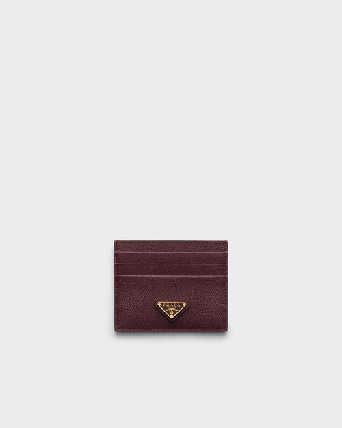 PRADA 1MC025 Saffiano Leather Triangle Logo Card Holder | 普拉達 卡套 (多色)
