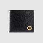 GUCCI Men's GG Marmont Bi-Fold Card Case Wallet | 古馳 男仕銀包 (黑色)