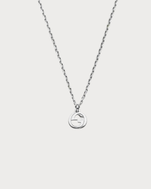 GUCCI Interlocking Chain Necklace | 古驰 项链 (银色)