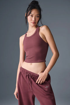 ALO YOGA Goddess Ribbed Go-To Tank | 羅紋經典背心 (多色)