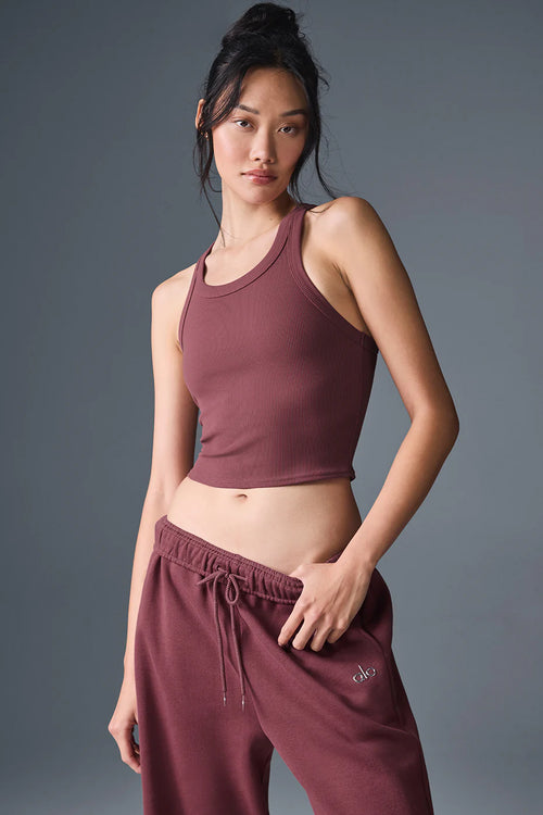 ALO YOGA Goddess Ribbed Go-To Tank | 羅紋經典背心 (多色)