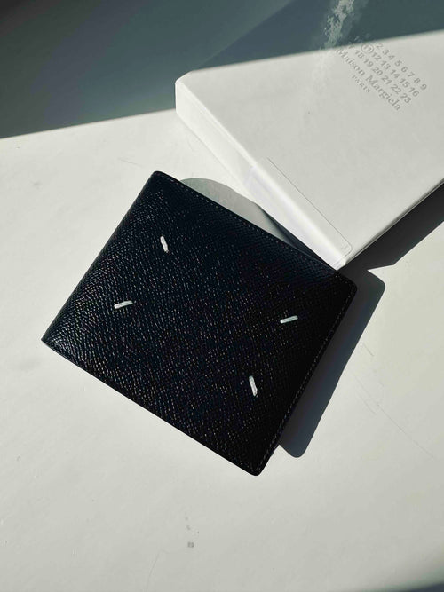 MAISON MARGIELA MM Four Stitches Cardholder Calfskin(Black)