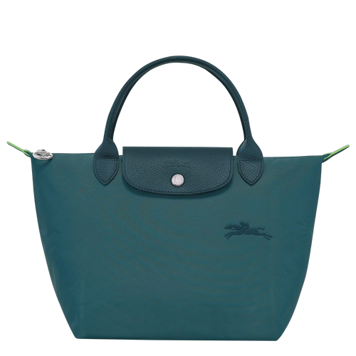 LONGCHAMP Le Pliage Green S Handbag | Longchamp short shoulder strap slim handbag (multi-color) 