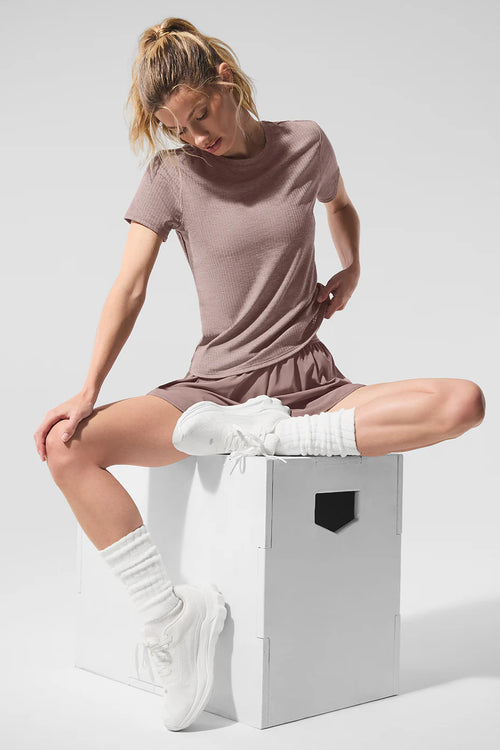 ALO YOGA Ribbed Sea Coast Tee | 羅紋短袖 (多色)