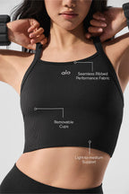 ALO YOGA Seamless Ribbed Favorite Bra Tank | 無縫羅紋背心內衣 (多色)