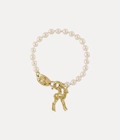 VIVIENNE WESTWOOD Monette Pearl Platinum Bracelet | 西太后 珍珠手鏈 (多色)