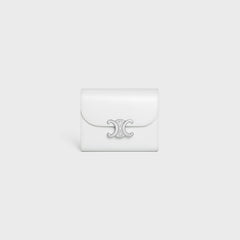 CELINE Small Wallet Triomphe Shiny Calfskin | 赛琳牛皮凯旋门银包(多色)