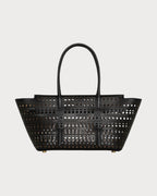 ALAIA Neo Mina 20 Bag In Vienne Calfskin(Black) - LONDONKELLY 英国名牌代购