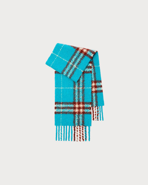 BURBERRY Check Alpaca Wool Blend Boucle Scarf | 博柏利 頸巾 (多色) - LONDONKELLY 英國名牌代購