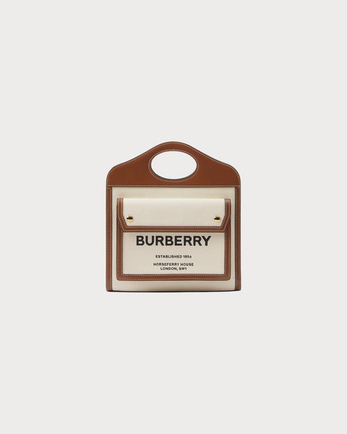 BURBERRY Mini Pocket Bag | 博柏利 手袋 (迷你/白色) - LONDONKELLY 英國名牌代購