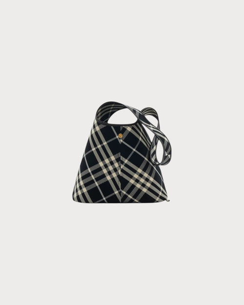 BURBERRY Small Check Shoulder Bag Black | 博柏利 手袋 (細碼/黑色) - LONDONKELLY 英國名牌代購