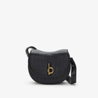 BURBERRY Small Rocking Horse Bag Croc - Effect Black | 博柏利 鱷魚壓紋手袋 (細碼/黑色) - LondonKelly 英國名牌代購