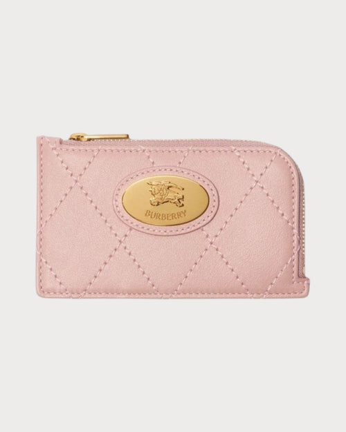 BURBERRY Strand Zip Card Case Rose pink | 博柏利 拉鍊卡套 (粉色) - LONDONKELLY 英國名牌代購