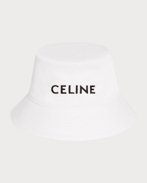 CELINE (M) Embroidered Bucket Hat Cotton(4 Colors) - LONDONKELLY 英國名牌代購