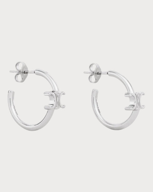 CELINE Triomphe Asymmetric Hoops Brass(2 Colors) - LONDONKELLY 英國名牌代購
